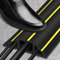 SEGNAYEN Floor Cable Cover, 3M Outdoor Protector, Heavy Duty Wire Black Cord Cover Protector with 3 Large Channel for Offices, Retail, Gyms, Factories & Garages Trip Hazards Protection