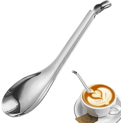 Cuchara de esferificación | Coladores de esferificación de acero inoxidable, utensilios de cocina, colador de cuchara de bar para cocina, salsas, guisos y caviar Geteawily