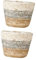 Didiseaon 2pièces Paniers À Fleurs Tissés Contenants Décoratifs pour Plantes Paniers De Bureau Cache-Pots pour Fleurs Et Plantes Intérieur