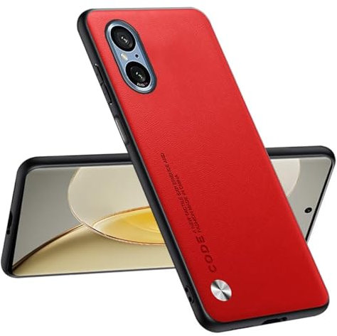 Topme Custodia Compatibile con Smartphone, Compatible with Sony Xperia 5 V (6.1) – Protezione Sicura e Elegante - Rosso