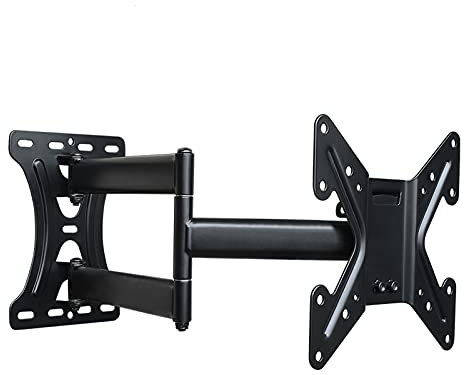 Boden-TV-Ständer Wand montiert drei Arm FERNSEHER Halterung Full Motion Swivels neigt die Verlängerung der Verlängerung FERNSEHER Montieren Sie den meisten 26-55 Zoll LCD T. Vs, hält bis zu 66 lbs Höh