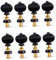 BESTonZON 8 Cordes accordeurs d'ukulélé - Ukulélé accordeurs de tête de machine d'ukulélé chevilles accordeur de guitare clés têtes métal tuner accordeur clé cheville réglage rougir
