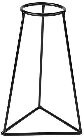 Jenngaoo Metal Wire Vase Frame,Creative Shape Abstract Black Outline Wrought Iron Frame Vase for Flowers Plant Stand Cafe Home Garden Wedding Office Decoration (E)