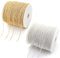 Eteamcan Gold Silver Chain for Jewellery Making, 66 Feet Necklace Bracelet Jewellery Making Chains for Crafting 3mm Jewelry Chain 2 Roll
