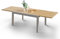 TRIUMPHKEY Gartentisch Aluminium Ausziehbar 130/160 x 80 x 75cm, Terrassentisch Wetterfest, Großer Outdoor Esstisch für 6 bis 10 Personen, Ausziehtisch für Garten, Terrasse