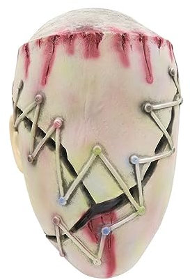 RONGYEDE-Dead by Daylight Latex Mask, Horror Headpiece for Halloween, Carnival, Costume, Party Props