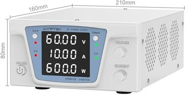KAYPBWQMG Fuente de alimentación CC 60V 10A, Fuente de alimentación estabilizada de Laboratorio, Banco regulado Digital Variable Ajustable, 30V 20A, 1 Uds.(KPS1005D 100V 5A,220V)
