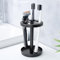Porte-brosse à dents en acier inoxydable, noir, taille S