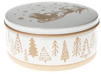 BRANDANI collezione Pandizenzero Scatola Slitta in ceramica stoneware 20 x h 9 cm