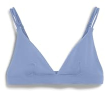 ARMEDANGELS Damen Triangle Bralette aus Tencel™ Modal Mix OSILAA Fitted Morning Blue XL