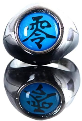 Pidak Ringe der Organisation Ninja - Cosplay - verstellbar aus Metall - One Size fits all - Sonnenaufgang, Zink, Kein Edelstein