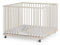 Sämann Laufstall Baby mit 3 Schlupfsprossen | TÜV geprüft | stufenlos höhenverstellbar | Laufgitter Premium | Babybett aus Holz | Krabbelgitter (sahara dust, 100x100 cm)