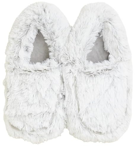 Soframar Cozy Well-Being Slippers Hot Water Bottle – Light Grey