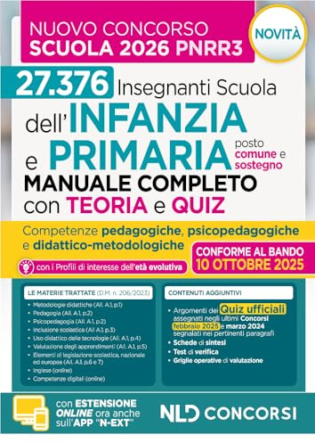 Concorso scuola PNRR3. Manuale infanzia e primaria con teoria e test di verifica per il concorso scuola Infanzia e Primaria 2025-2026