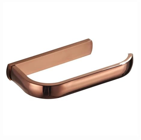 Porte-Papier Toilette en cuivre et Laiton brossé chromé Support Papier Toilette
