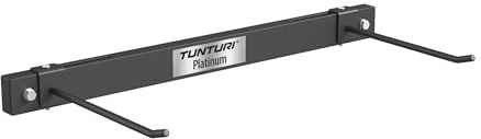 Tunturi Platinum Fitnessmatten Wandhalterung – Wandmontage – Einfache Installation – Schwarz