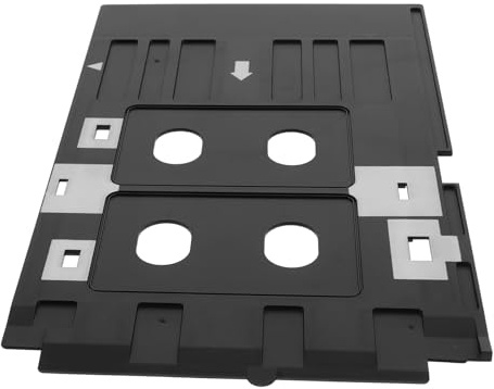 VILLCASE Bandeja para Impresora PVC para Tarjetas de Identificación Estudiantes Consumo Compatibles