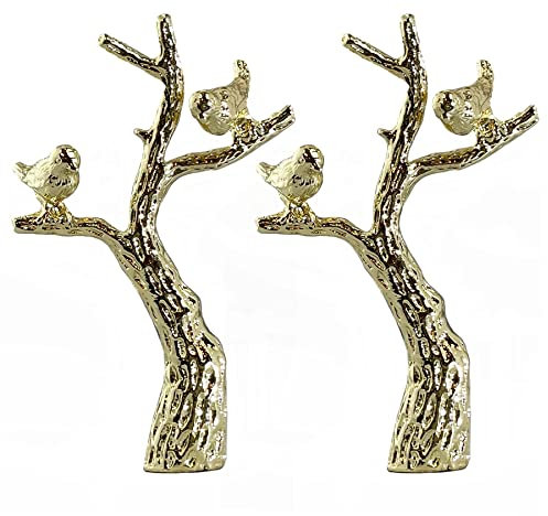 Royal Designs Kleine Vögel auf einem Ast Lampe Kreuzblume 2er-Pack 2-Pack Pb2