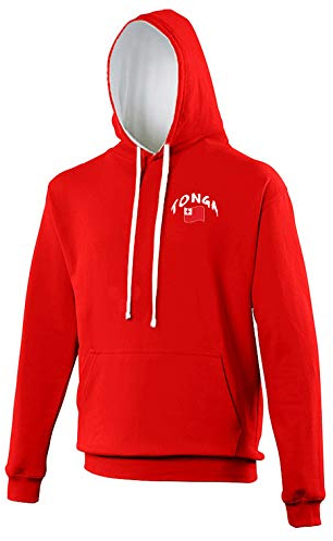 Supportershop Unisex Sweat Capuche Rugby Tonga Tonga Rugby-Kapuzenpullover