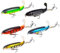 Kunstköder Angel-Köder Wobbler Set 5 Pcs Bleistift Whopper Plopper Swimbait Kunstköder mit 2 Drillingshaken Gummifische für Hecht Barsch Zander Angeln Köder