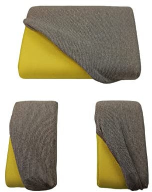 Ergositting Lot de housses élastiques couleur corde pour chaise ergonomique - 3 pièces (siège + 2repose-genou)
