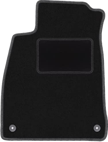 Wielganizator Automatte – Passend für Audi A4 B9 Sportback, Limousine, Kombi, Avant, Allroad 2015- – Velours – Autozubehör - Praktische Fußmatte Auto – 1-teilig - schwarz