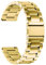 Fullmosa Edelstahlarmband für Uhr, Metall Uhrenarmbänder mit Schnellverschluss geeignet für Damen&Herren, 18mm Gold