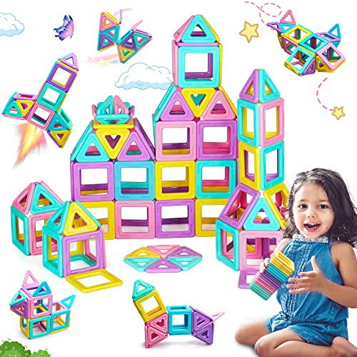Magnetische Bausteine Magneten Kinder Magnet Spielzeug ab 3 4 5 6 7 8 Jahre alte Mädchen Junge Fantasievolles Konstruktions spielzeug Geschenk ab 3 Jahre Kinder Bauklötze spielzeug Geburtstags