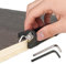 Funnytek Edge Banding Trimmer - Chamfer Plane, Handle Manual Planer Woodworking Blade Corner Planer Quick Chamfer Burr Scraper Tool for Deburring Sealing (R1)