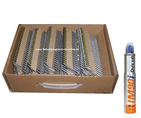 1400 Ankernägel 4,0x40mm 34° papiergebunden passend für Ankernagler Paslode PPN 50i PPN 50Ci + Ci Gas