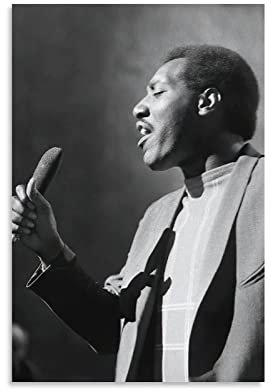 RIDAEX Poster und Drucke 60 * 90cm Senza Cornice Otis Redding Singer Life Poster e Wall Art Modern Family camera da letto Decor