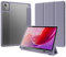 YRH for Lenovo Tab M11 Case, with Pen Holder, Back Clear Acrylic Cover for Lenovo M11 Tablet Case 11 inch, Purple