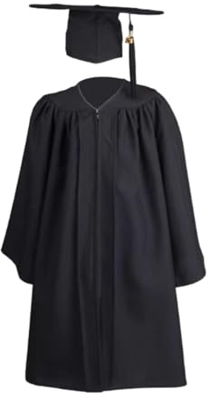 Shurzzesj Toge Diplome Universität und Diplomhut, Toge Diplome 2024 Hut Abschlusskappe und Gown Universität Amerikanisches Kostüm Erwachsene Schule Sekundarmeister Damen Herren