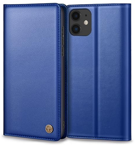 Thorhülle Handyhülle für iPhone 11 Hülle, Premium Lederhülle Schutzhülle Tasche für iPhone 11 Hülle Wallet Kartenfach Standfunktion Flip Case für iPhone 11 Klappbar, Royalblau