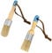 2 paint brushes, bristle paint brushes, chalk paint brushes, round head paint brushes, furniture oil brushes, handicraft paint brushes, wooden paint brushes
