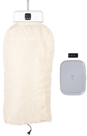 Sèche-linge Portable, Sèche-linge Multifonction Silencieux pour Appartements, Maison, Voyage, Camping-car, Mini Sèche-linge Electrique pour 9 à 12 Vêtements