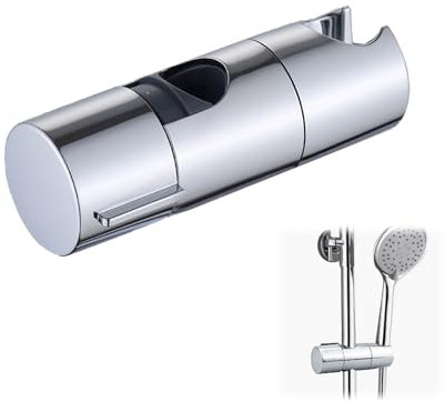 NIYATA Adjustable Shower Head Holder, Universal Bracket, Simple Installation, 360 Degree Rotatable
