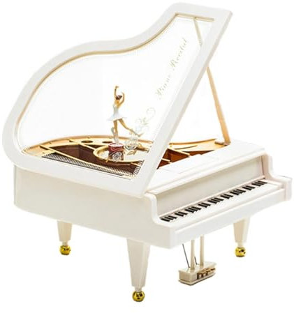 Vgvgaj Tanzende Ballerina Spieluhr - Wind Up Girl Dancer Spieluhr | Klassische Spieluhr für Mädchen, Weihnachtsgeburtstagsgeschenk oder Schreibtischdekoration