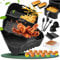 Freidora de aire caliente para hornear COSORI Airfryer molde de silicona parrilla tostadora de silicona resistente al calor pinzas de cocina molde para tartas, etc. Compatible con Dual Basket