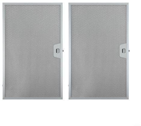 Hasaller Filtros para campana extractora de aluminio, 2 unidades, 506 x 300 x 9 mm, filtro de grasa para campana de cocina, filtro de ventilación para extractor de ventilación de cocina