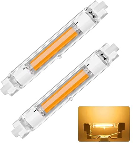 Aseoacc Lampe R7S LED 118mm Dimmbar 30W - Ersetzt 300W Halogen - Naturweiß 4500 K, 3000 Lumen, 360° Beleuchtung - Kompatibel mit 220-240V (118 mm – 2 Stück)