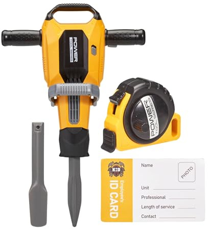 Martillo Neumático de Juguete con luz y Sonido 41x7,5x26cm