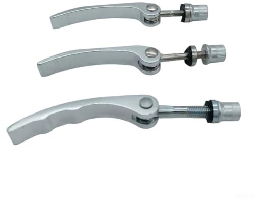 Fahrrad-Sattelstützenklemme, Schnellspanner, Aluminiumlegierung, Hebel M6 x 45, M6 x 55, M8 x 55, geeignet für mehrere Fahrradtypen, sichere und reibungslose Anpassung (M6 x 55 mm)