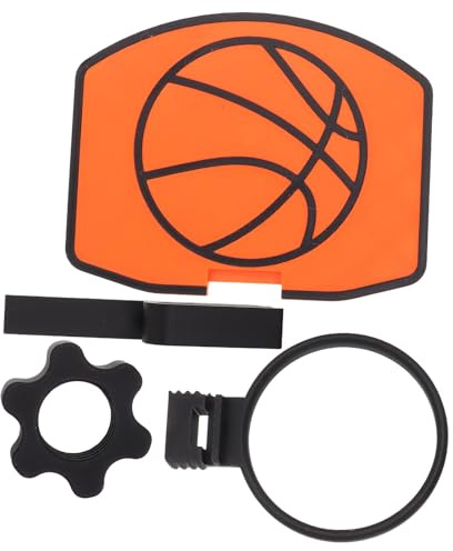 SKISUNO Mini Clip-on Basketball Hoop Sleek Design with Backboard Fun and Interactive Plastic Basketball Bin Accessory with Universal Fit for Trash Can for Indoor Bedroom Use