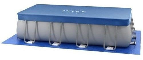 LEGNAGOFERR, Intex 18037, Abdeckplane Ultra Frame für Sommer/Winter, rechteckig, 400 x 200 x 100 cm, Intex-Ersatzteile STPRE