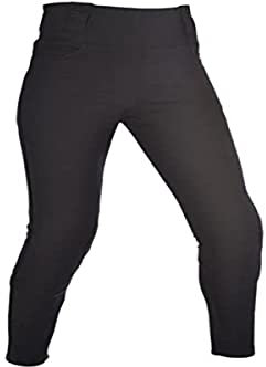 Oxford Moto en Kevlar pour femme avec revêtement super Legging Pantalon – Noir (courte) – Noir, 52