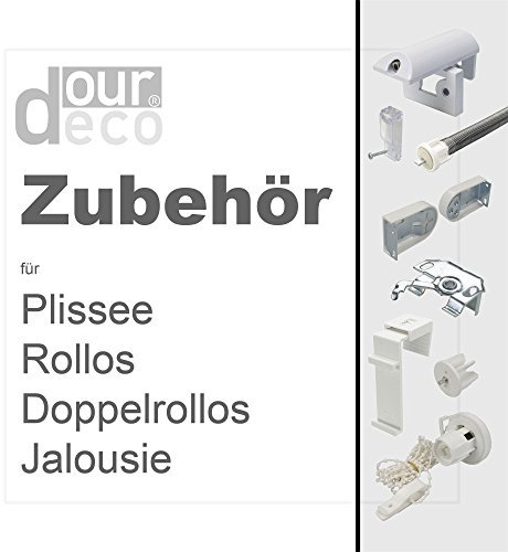 ourdeco®Klemmträger Top für Rollos/Zubehör: 1 Paar Klemmträger/Montage am Fenster für Rollos