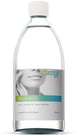 Vitabay Aqua Silica 500 ml • Kolloidales Silizium | in levitiertem Wasser • Wichtiges Element für Haut, Haare und Nägel • Vegan • Made in Germany