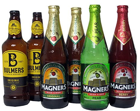 Irischer Cider Six-Pack mit Bulmers und Magners
