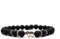 KARDINAL WEIST Tier Lava Stein Armband, Aroma Diffusor Natur Schmuck für Damen und Herren, Kraftier - Chakra - Ausdauer - Weisheit - Ruhe - №1 (L+, Elefant)